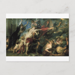 Die Folgen des Krieges durch Peter Paul Rubens Postkarte