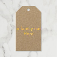Die folgende Familienname-Nachricht ist ein einfac