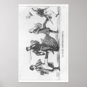 Die folgende Retinue, 20. Dezember 1848 Poster