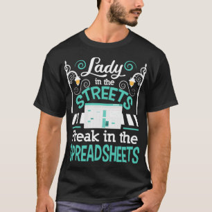Die Fomens faulen in den Tabellenkalkulationen T-Shirt