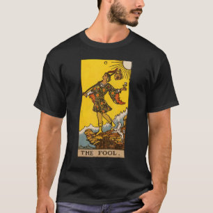 Die Fool Tarot Card Major Arcana Card Zero 0 T-Shirt