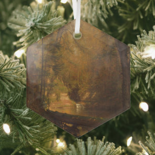 Die Forellengrube (1870) Kunstwerk - Ornament Aus Glas