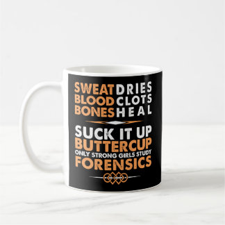 Die Forensik Sind zum Kotzen es auf, die forensisc Kaffeetasse