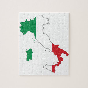 Die Form Italiens Puzzle