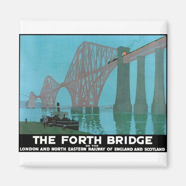 Die Forth Bridge - North Eastern Railway Magnet (Vorne)