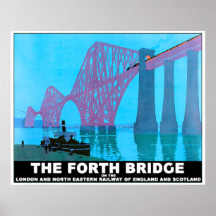 Die Forth Road Bridge Poster