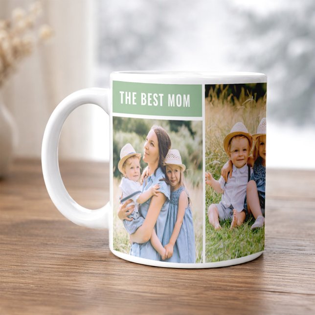 Die FotoCollage der besten Grünen Mütter der Mama Kaffeetasse (Von Creator hochgeladen)