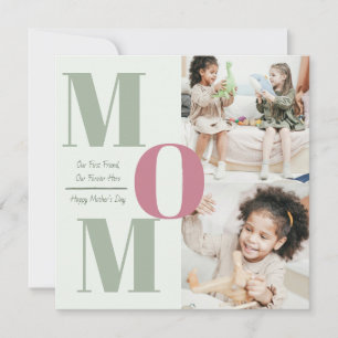 "Die FotoCollage der Neuen Mutter MAMAS - Feiertagskarte