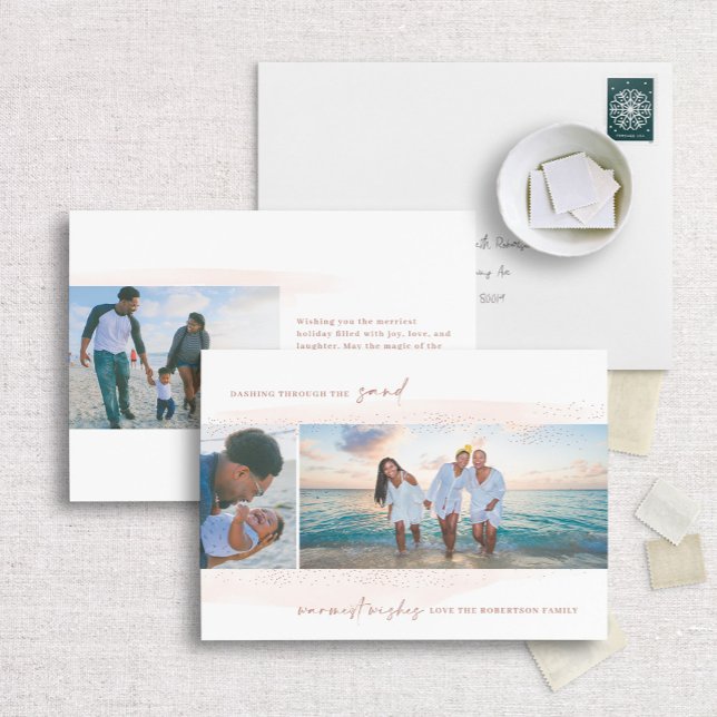 Die Fotokarte für den Sandurlaub Feiertagskarte (Von Creator hochgeladen)