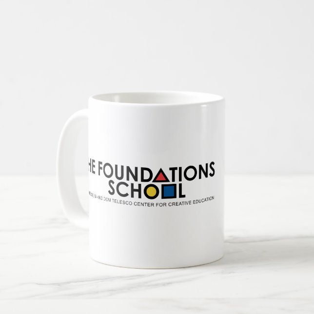 Die Foundations School an der CCE Mug Kaffeetasse (Vorderseite Links)