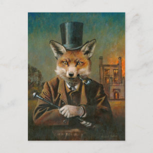 Die Fox-Postkarte für das Gerät Postkarte