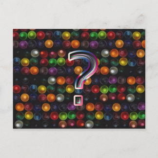 Die Frage? el Postkarte