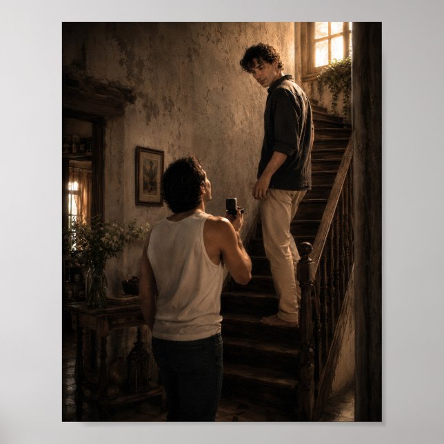 Die Frage | Gay Art Project Poster (Vorne)