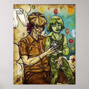 Die Fragilität der Ballons Poster