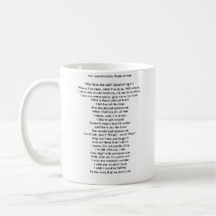 Die fragliche Lage der Mann-Tasse Tasse