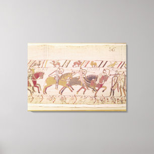 Die Franzosen kämpfen und sie töten Leinwanddruck