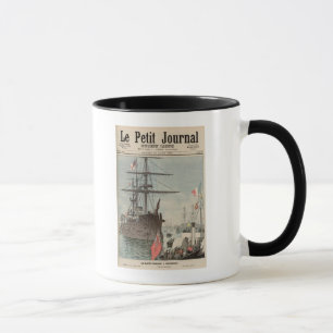 Die französische Flotille in Portsmouth Tasse