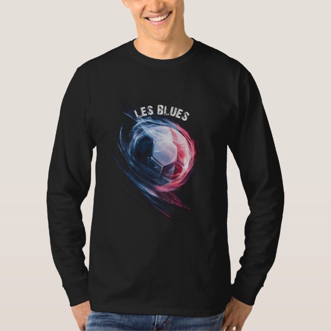 Die französische Fußballmannschaft T-Shirt (Vorderseite)