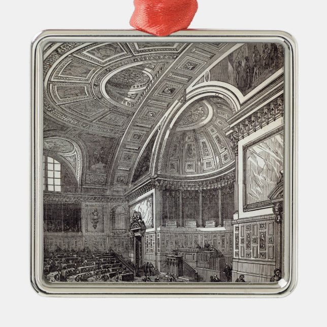 Die französische Kammer der Gleicher Silbernes Ornament (Vorne)