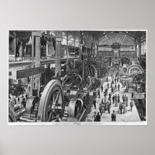 Die französische Maschinenen-Galerie Poster