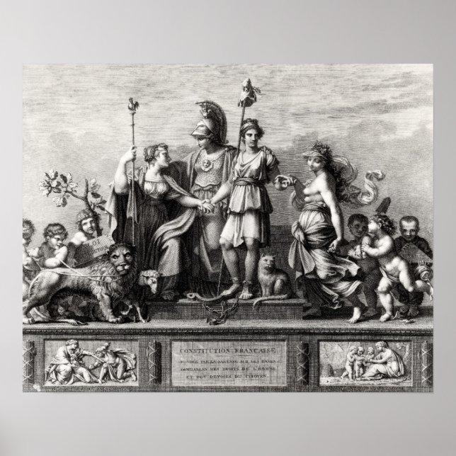 Die französische Verfassung Poster (Vorne)