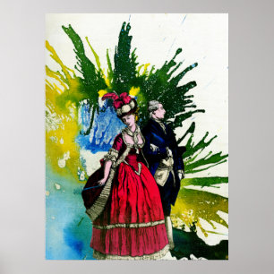 Die französischen Bourbon durch Michael Moffa Poster