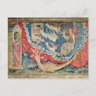 Die Frau, die kurz davor steht, Geburt und Große z Postkarte