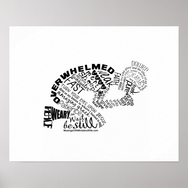 Die Frau im Schwarzen 20x16-Poster Poster (Vorne)