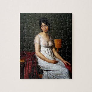 Die Frau im weißen Puzzle