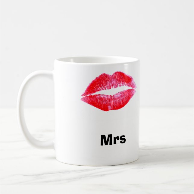 die Frau LippenTassen Kaffeetasse (Links)