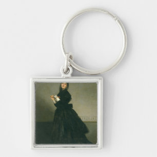 Die Frau mit dem Handschuh, 1869 Schlüsselanhänger