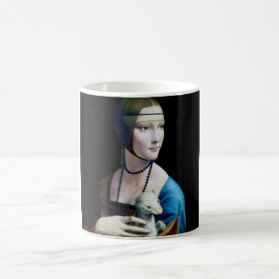 Die Frau mit einem Ermine, Leonardo da Vinci Kaffeetasse