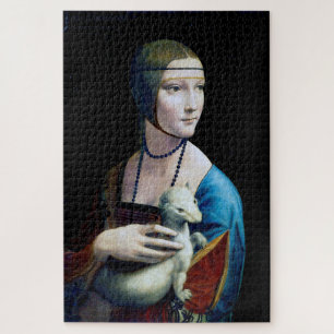 Die Frau mit einem Ermine, Leonardo da Vinci Puzzle