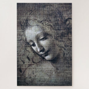 Die Frau mit verachteter Haare, Leonardo da Vinci Puzzle