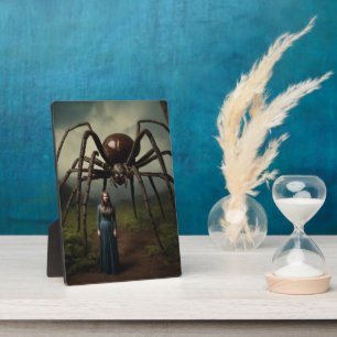 Die Frau und die Spinne: Vintager Horror in einer Fotoplatte