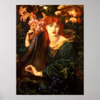 Die Frau von Garlandi von Dante Gabriel Rossetti
