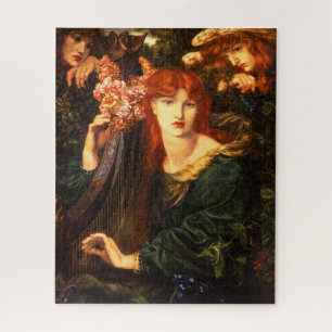 Die Frau von Garlandi von Dante Gabriel Rossetti Puzzle