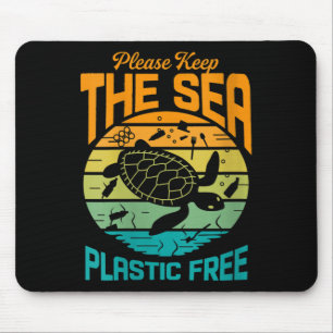 Die Frauen Behielt das Sprichwort frei von Plastik Mousepad