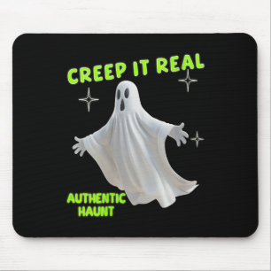 Die Frauen Behielt es ein lustiges Halloween-Gespe Mousepad