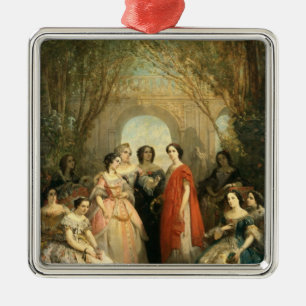 Die Frauen des Comedie Francaise Ornament Aus Metall