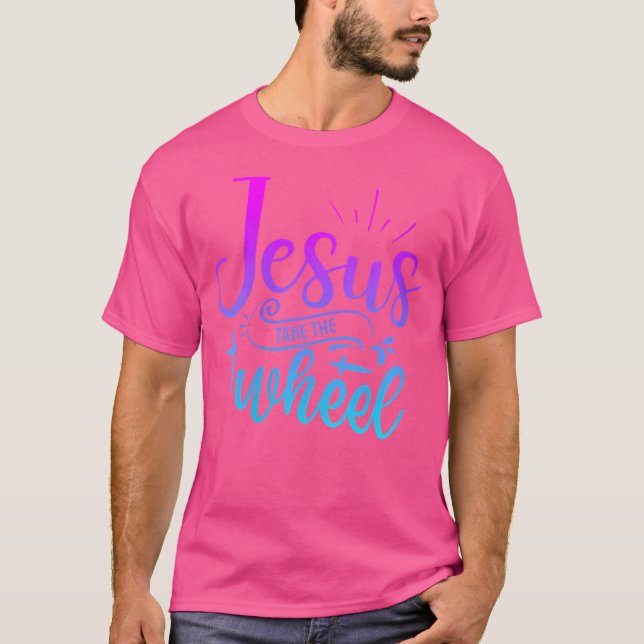 Die Frauen Jesus nehmen den Radfahrer Gott glaube  T-Shirt (Vorderseite)