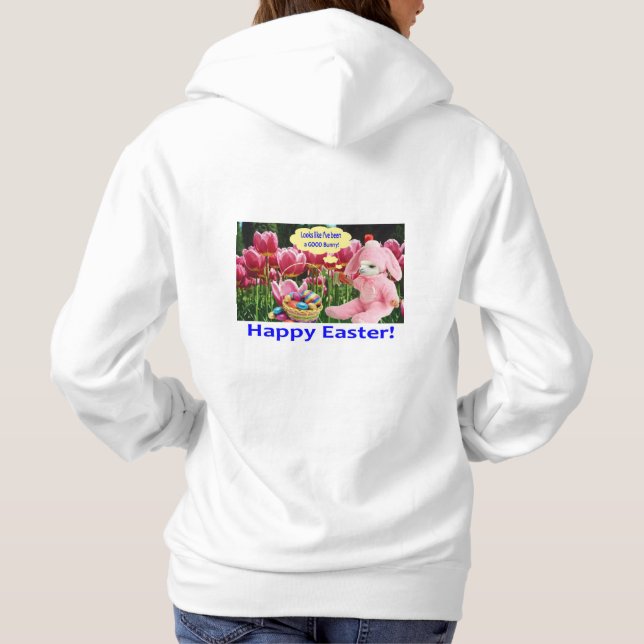 Die Frauen schwindeln. Happy Oaster. Alpaca/Hunny Hoodie (Rückseite)