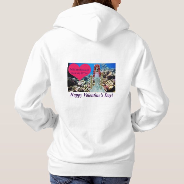 Die Frauen schwindeln. Herzlichen Glückwunsch Vale Hoodie (Rückseite)