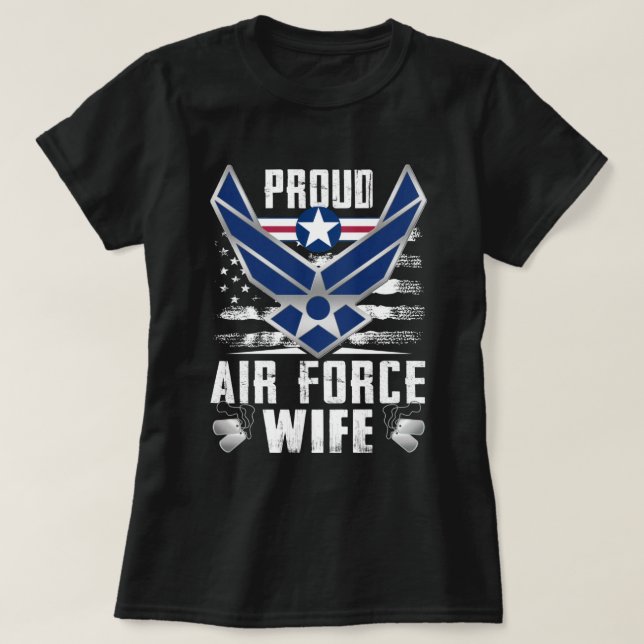 Die Frauen sind stolz auf die US-Luftwaffe, die US T-Shirt (Design vorne)