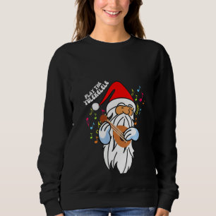 Die Frauen spielen den Niedlichen Weihnachtsmann Y Sweatshirt