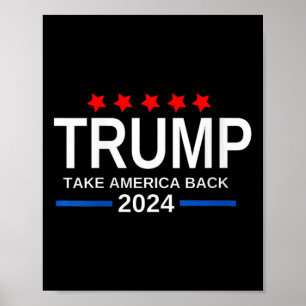 Die Frauen Trump 2024 nehmen die Wahlen in Amerika Poster