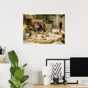 Die Frauen von Amphissa von Lawrence Alma-Tadema Poster