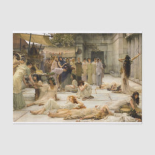 Die Frauen von Amphissa von Lawrence Alma-Tadema Seidenpapier