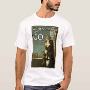 Die Frauen von Großbritannien sagen GO! T-Shirt