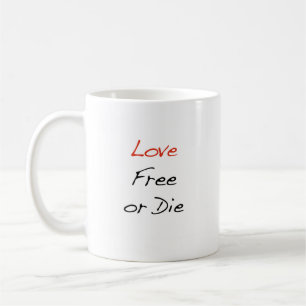 "Die freie Liebe oder die" Kaffee-Tasse Kaffeetasse